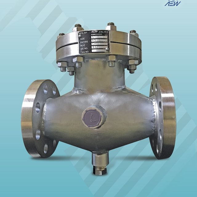 AEW partial-jacketed check valve